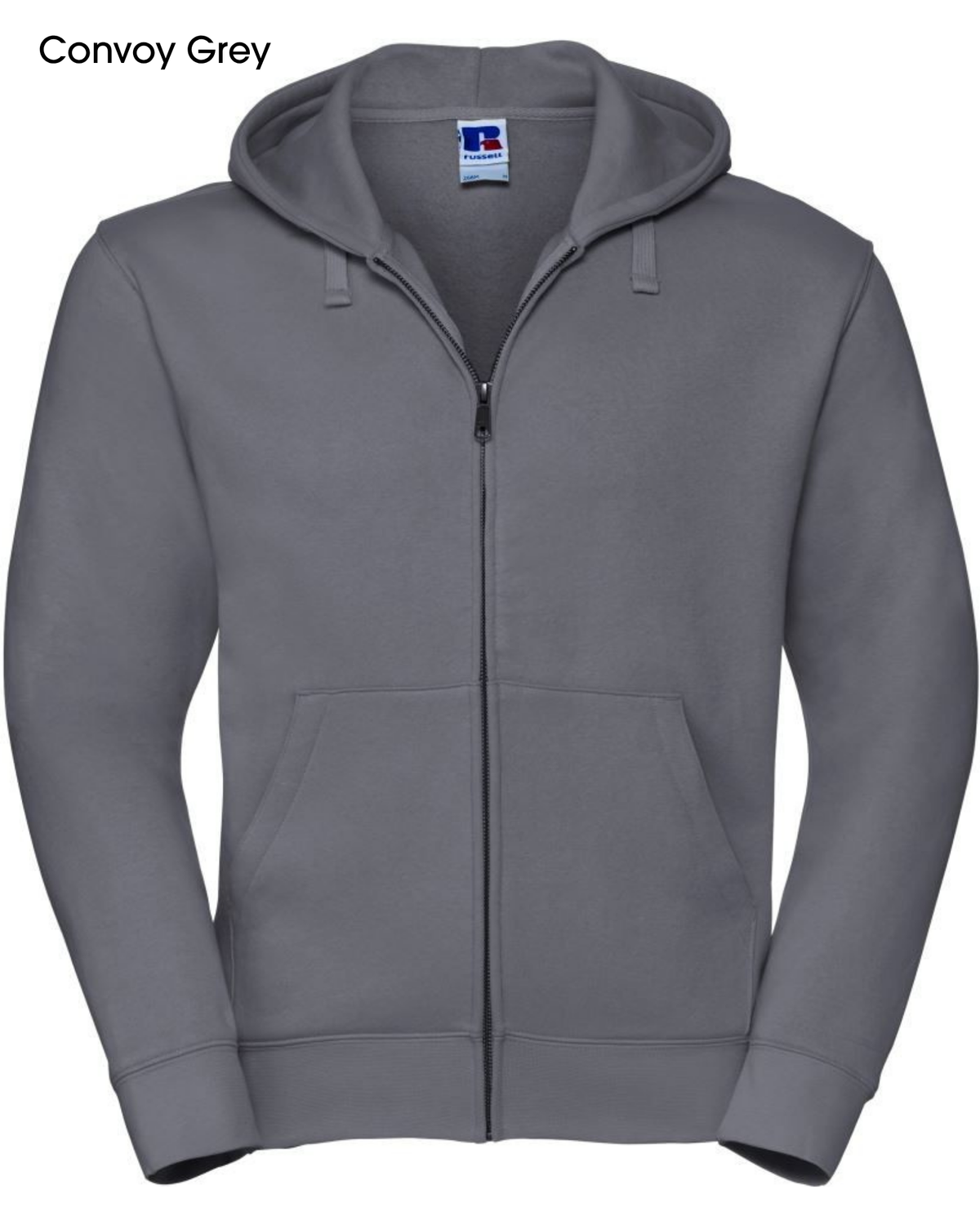 Premium Kapuzen Sweatjacke Herren/Unisex | 280g/m², 80% Baumwolle | Russell