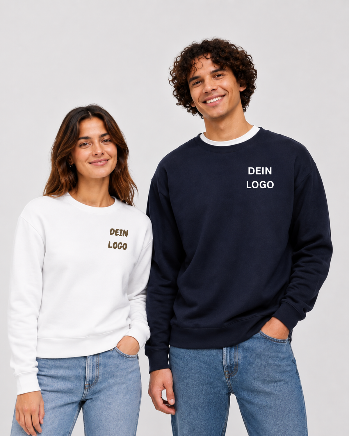 Premium Sweater Unisex | 300g/m², 70% Baumwolle | FOL