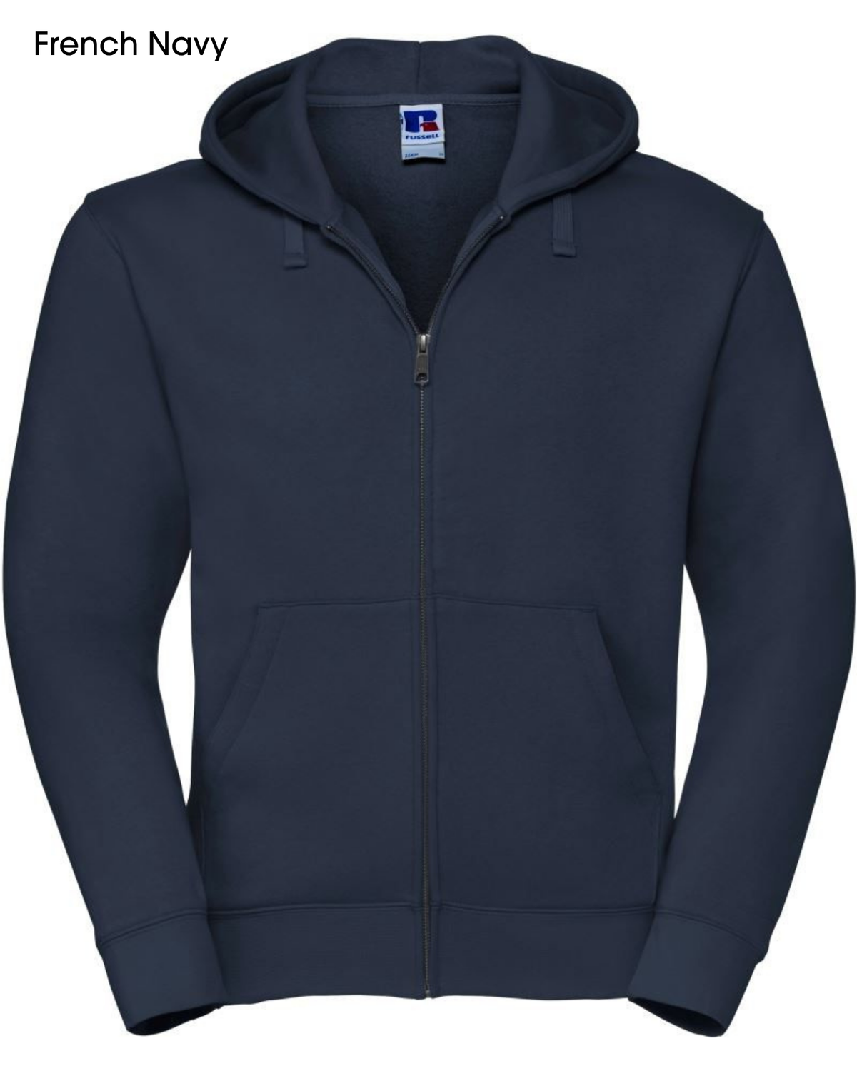 Premium Kapuzen Sweatjacke Herren/Unisex | 280g/m², 80% Baumwolle | Russell
