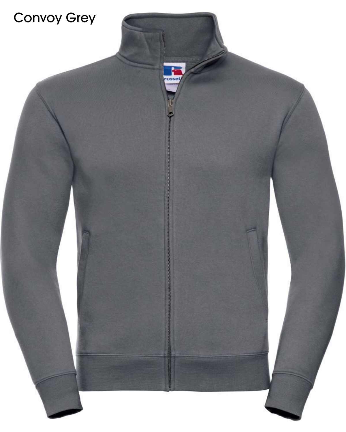 Premium Sweatjacke Herren/Unisex | 280g/m², 80% Baumwolle | Russell