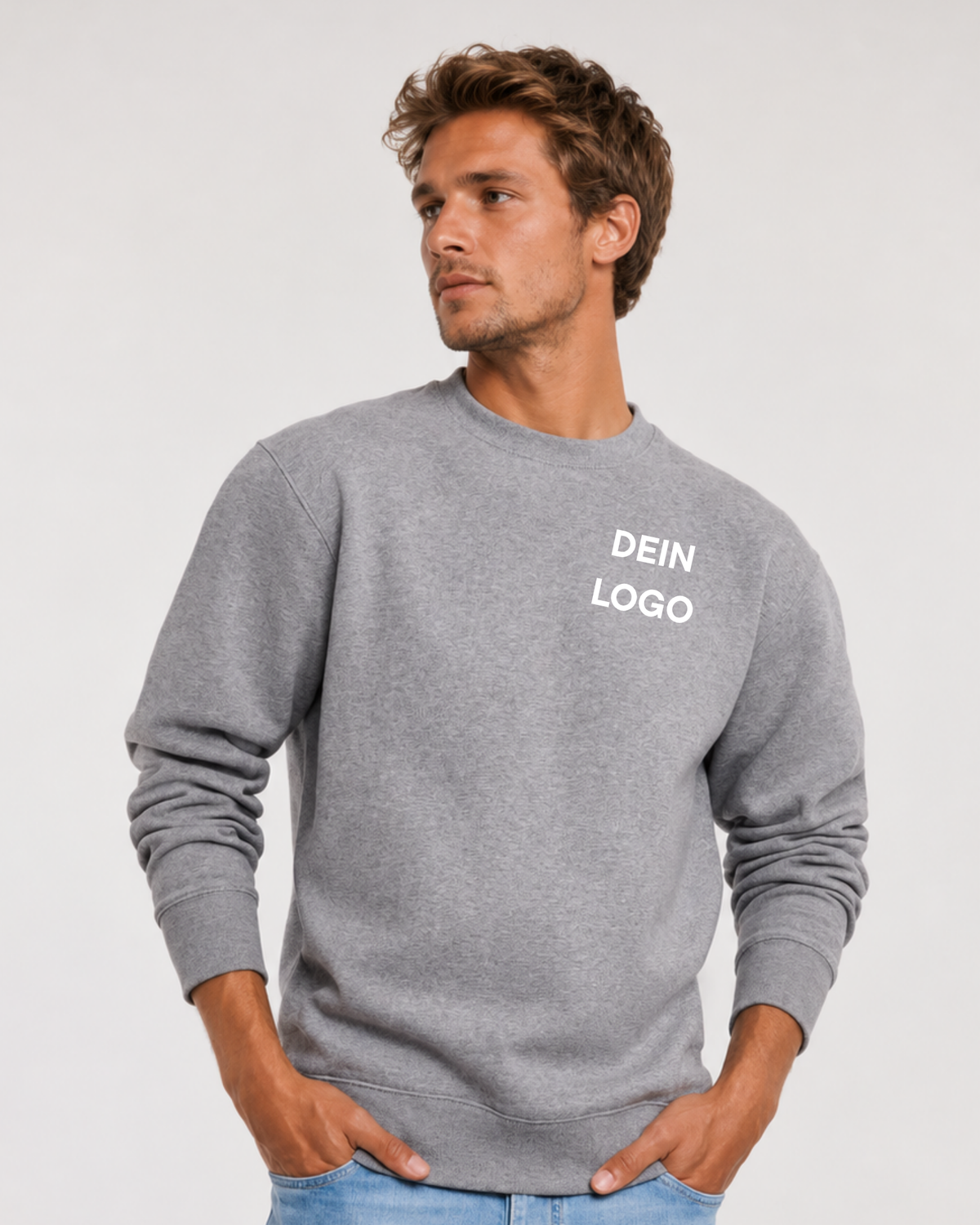 Premium Sweatshirt Herren/Unisex | 280g/m², 80% Baumwolle | Russell