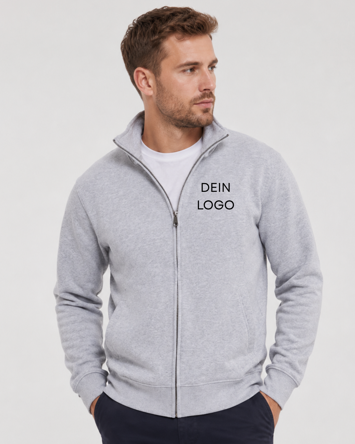 Premium Sweatjacke Herren/Unisex | 280g/m², 80% Baumwolle | Russell